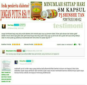 OBAT HERBAL DIABETES DAN KENCING MANIS kapsul SM pj. sinshe tan