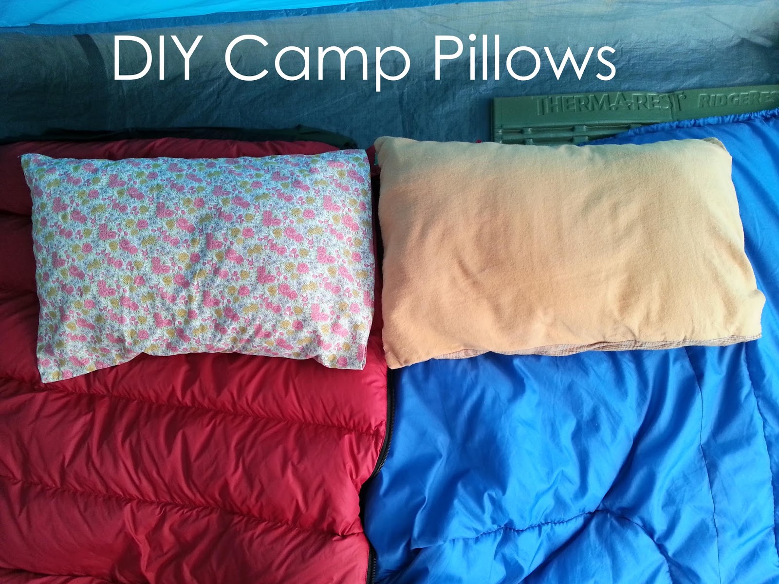 My Handmade Home DIY Camp Pillows with Envelope Enclosure / Sandbanks