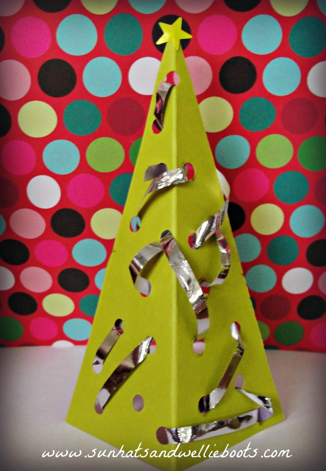 Sun Hats & Wellie Boots Simple Threading Christmas Trees