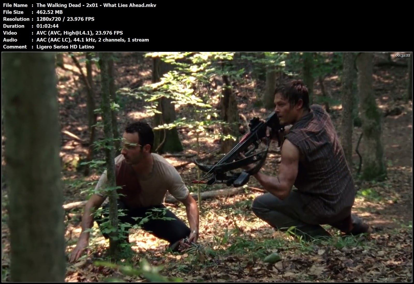 The Walking Dead (2010) Serie Completa 720p Latino The%2BWalking%2BDead%2B-%2B2x01%2B-%2BWhat%2BLies%2BAhead.mkv