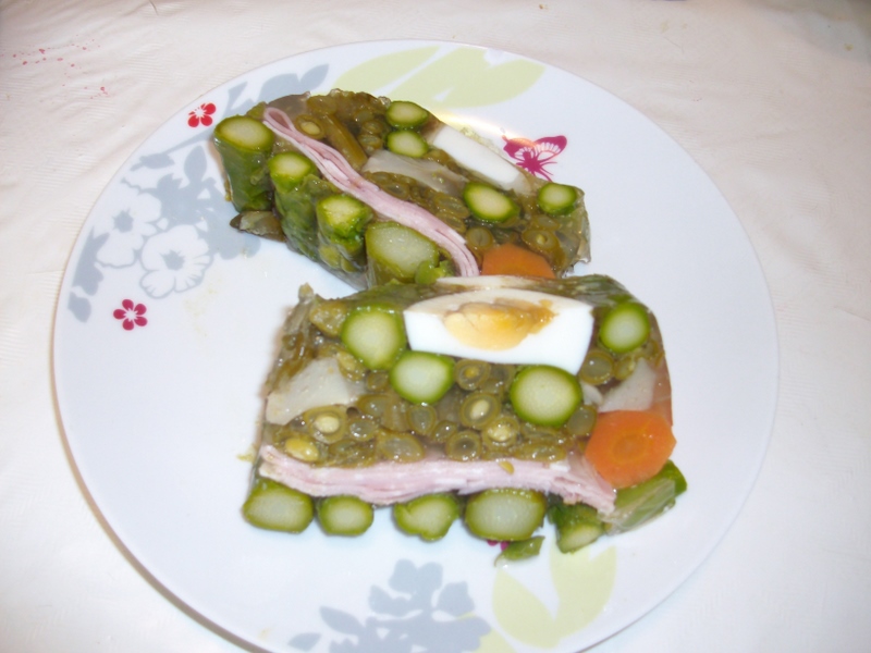 Tout ce que Jackyie aime Terrine de légumes en gelée