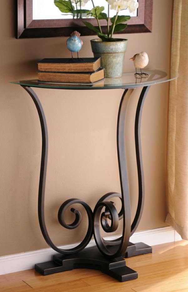 Semicircular table &#8211; beautiful suggestions for your home!