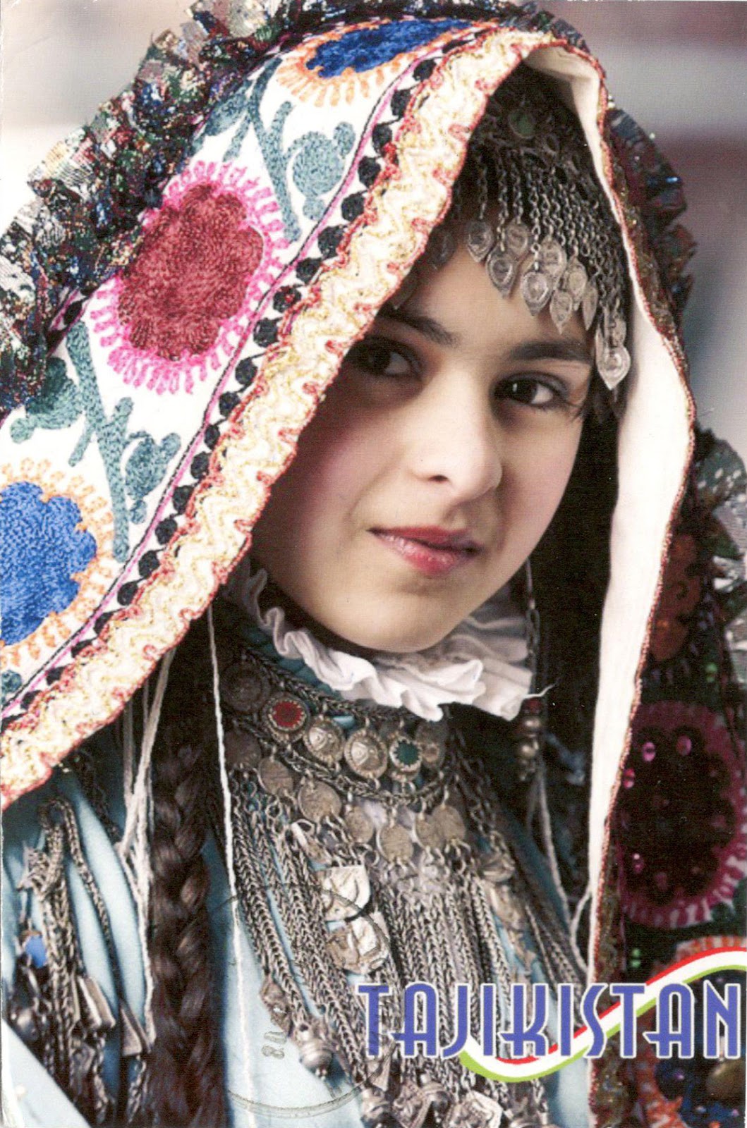 WORLD, COME TO MY HOME!: 1934 TAJIKISTAN - A Tajik girl in traditional