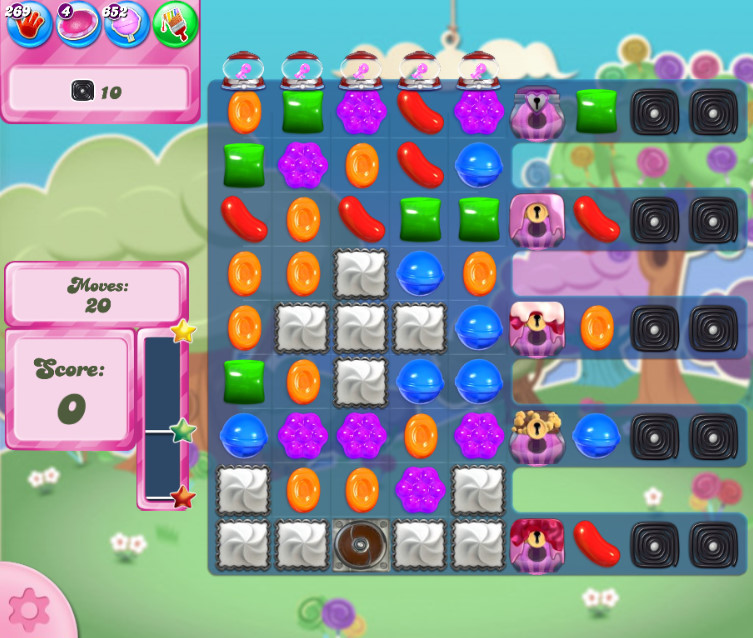 Candy Crush Saga level 2673 Candy Crush Saga level 2673
