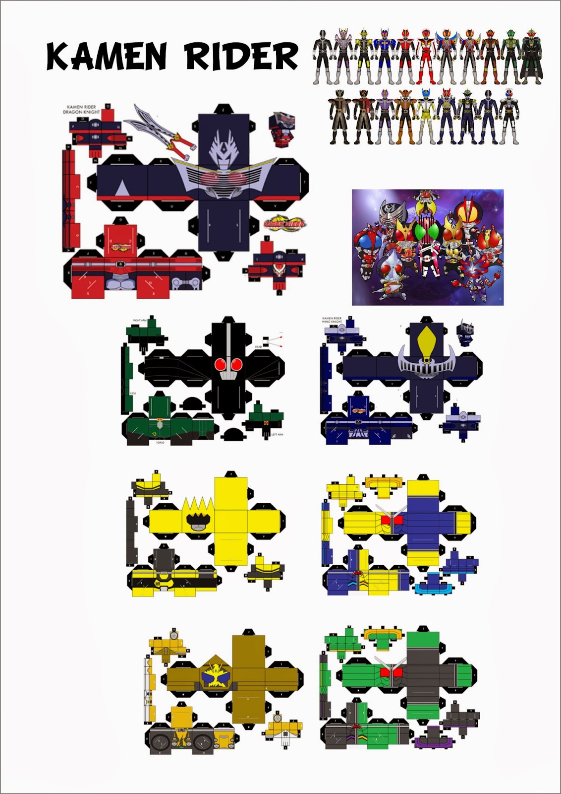 TEMPLATE PAPERCRAFT - Paper Replica