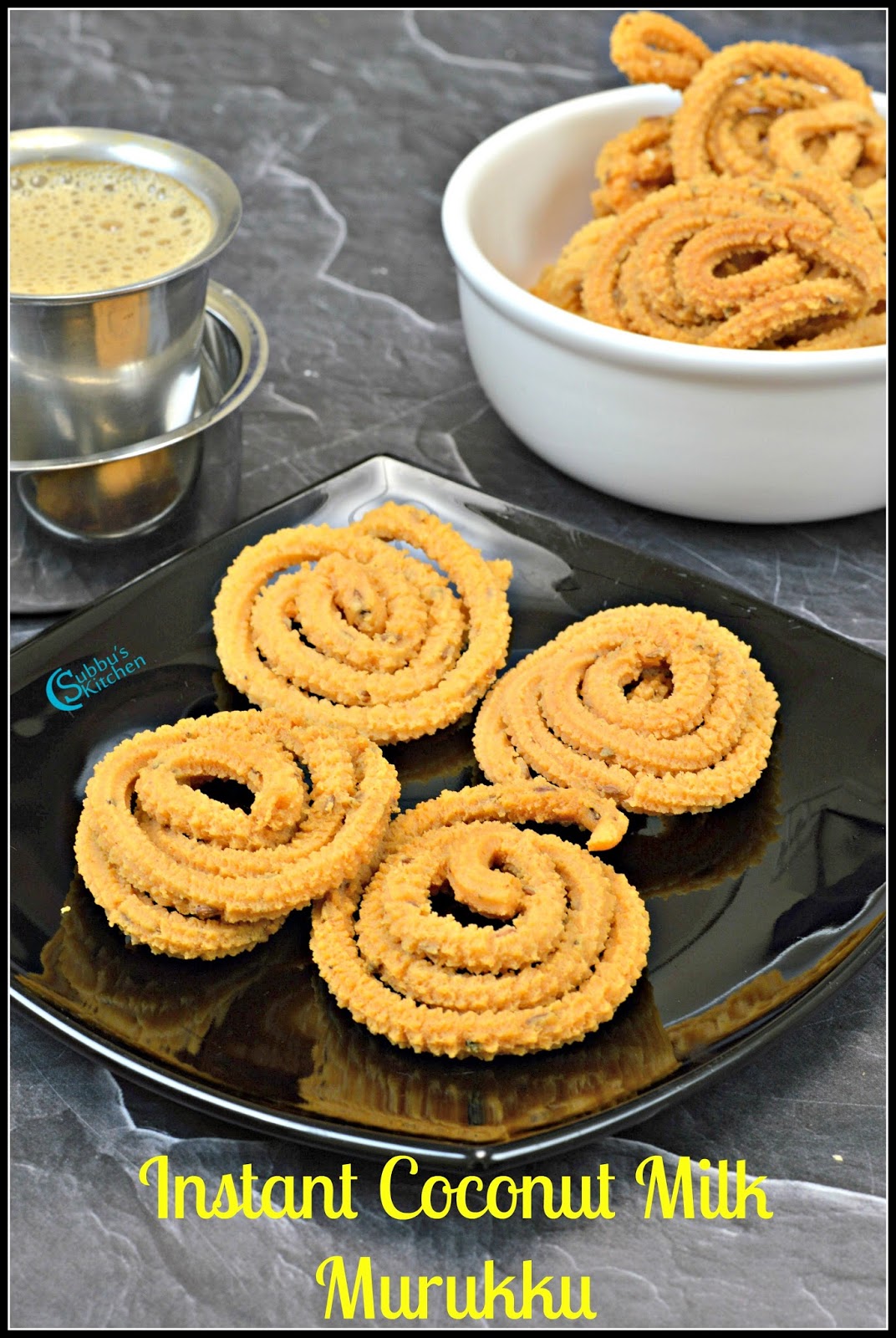Instant Coconut Milk Murukku Recipe Coconut Milk Chakli Recipe