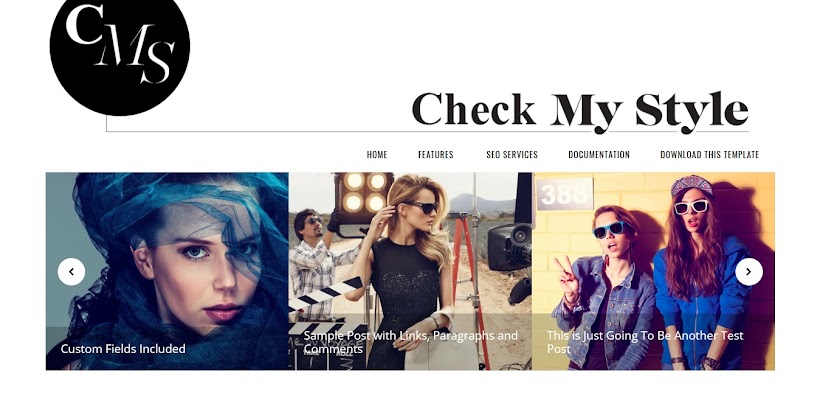 Check My Style Free Blogger Template