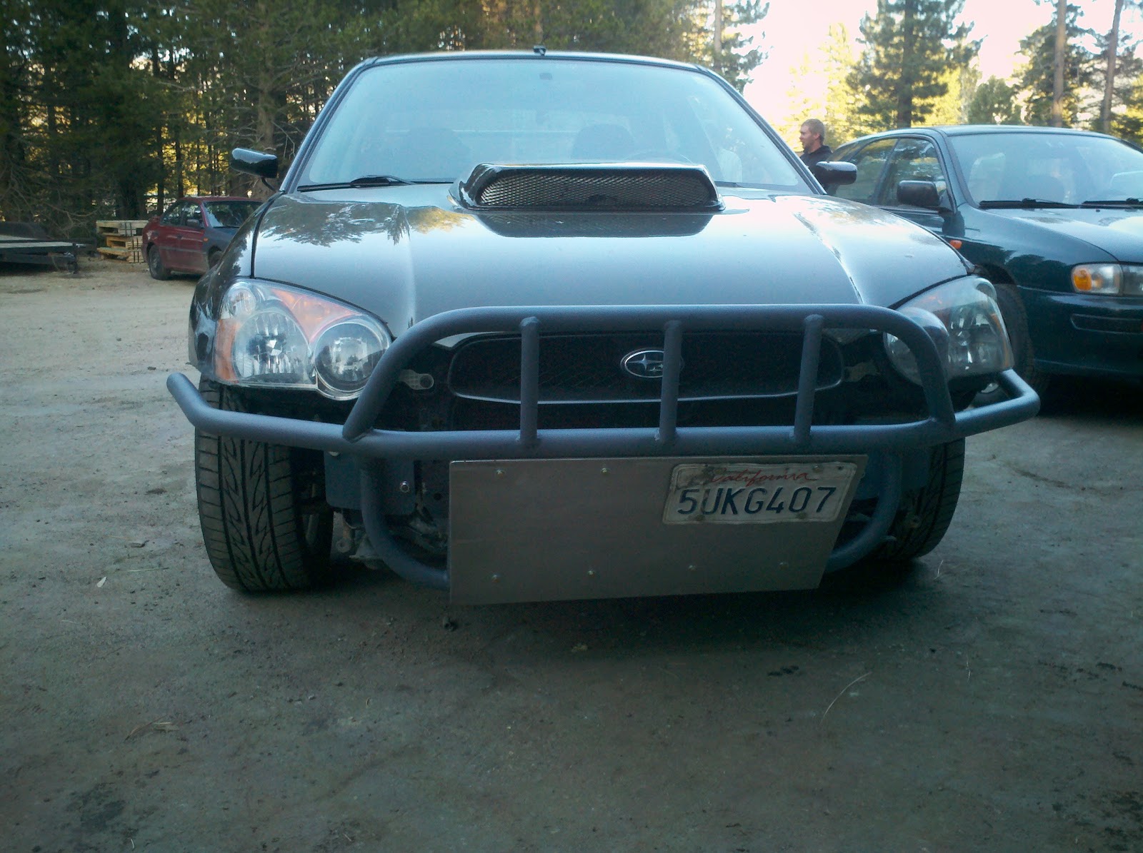 Monzo Speed Impreza bumper and skid plate