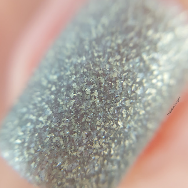 Literary-Lacquers-Swaying-Grayly-Ocean-at-the-end-of-the-Lane-trio Grey-matte-nail-polish-with-silver-flakes-and-glass-flecks