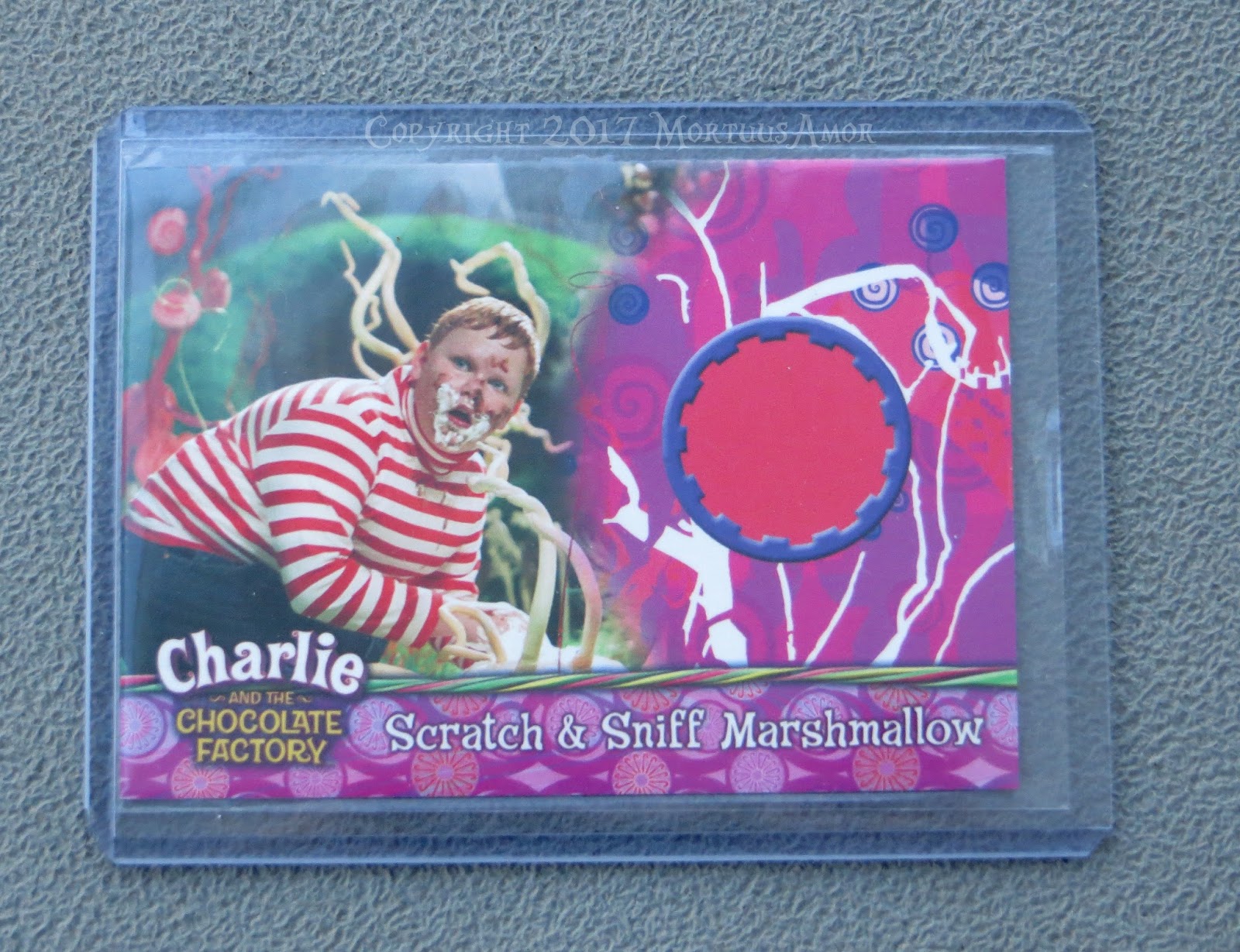 My Tim Burton Collection Scratch and Sniff trading card Marsmallow