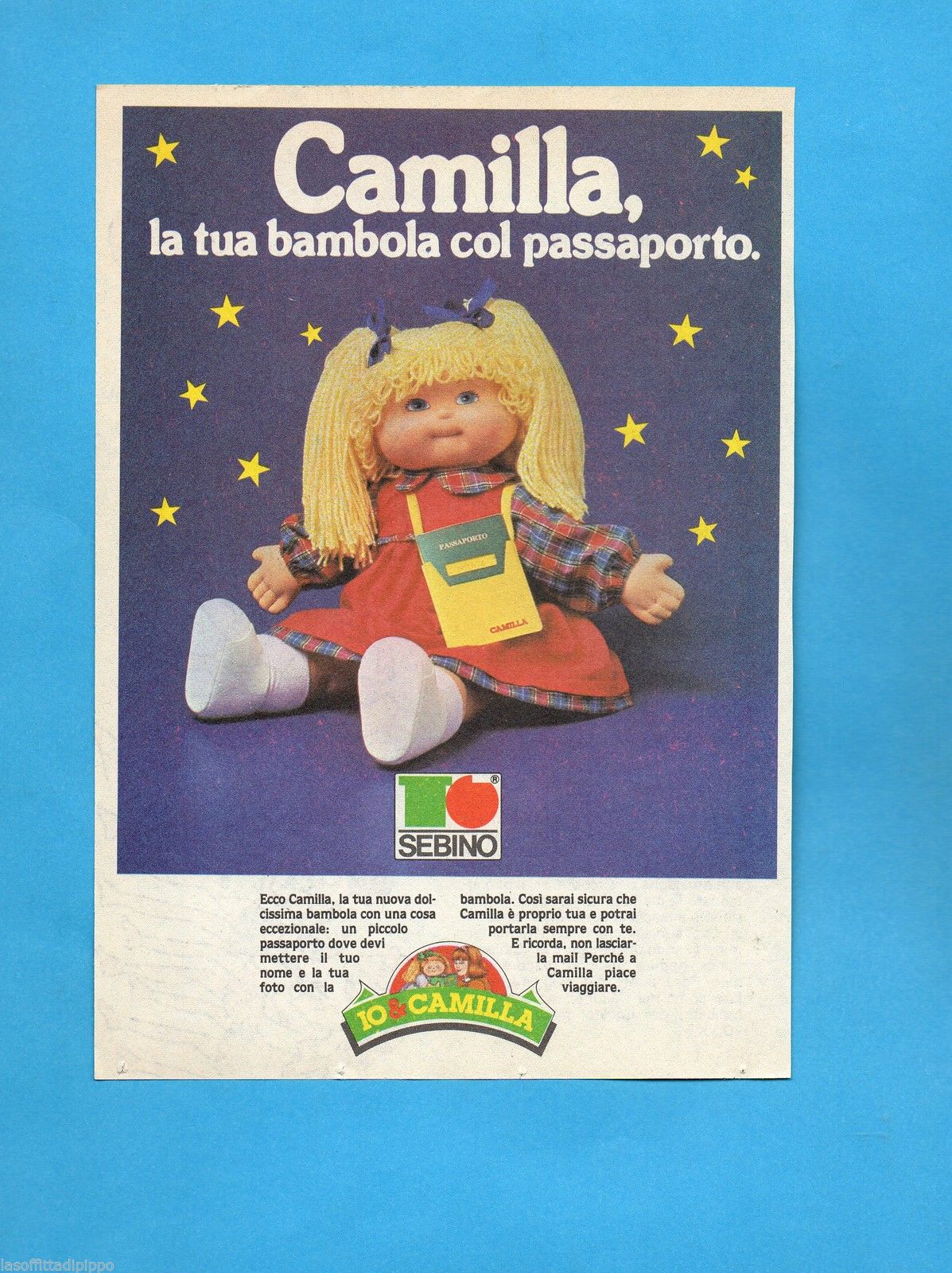 Milla Camilla - Boneca de papel personalizada para imprimir