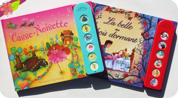 Casse-Noisette et La belle au bois dormant, collection Mon petit livre musical, éditions Usborne