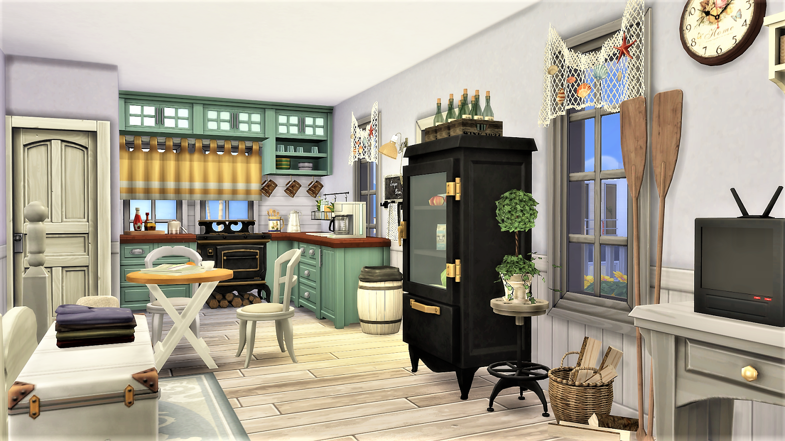 SIMS 4. Shabby Chic спальня