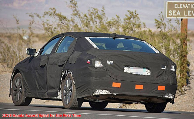 2018 Honda Accord Spied for the First Time