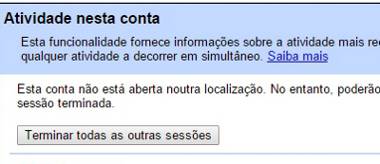Terminar sessão remotamente Terminar sessão remotamente gmail