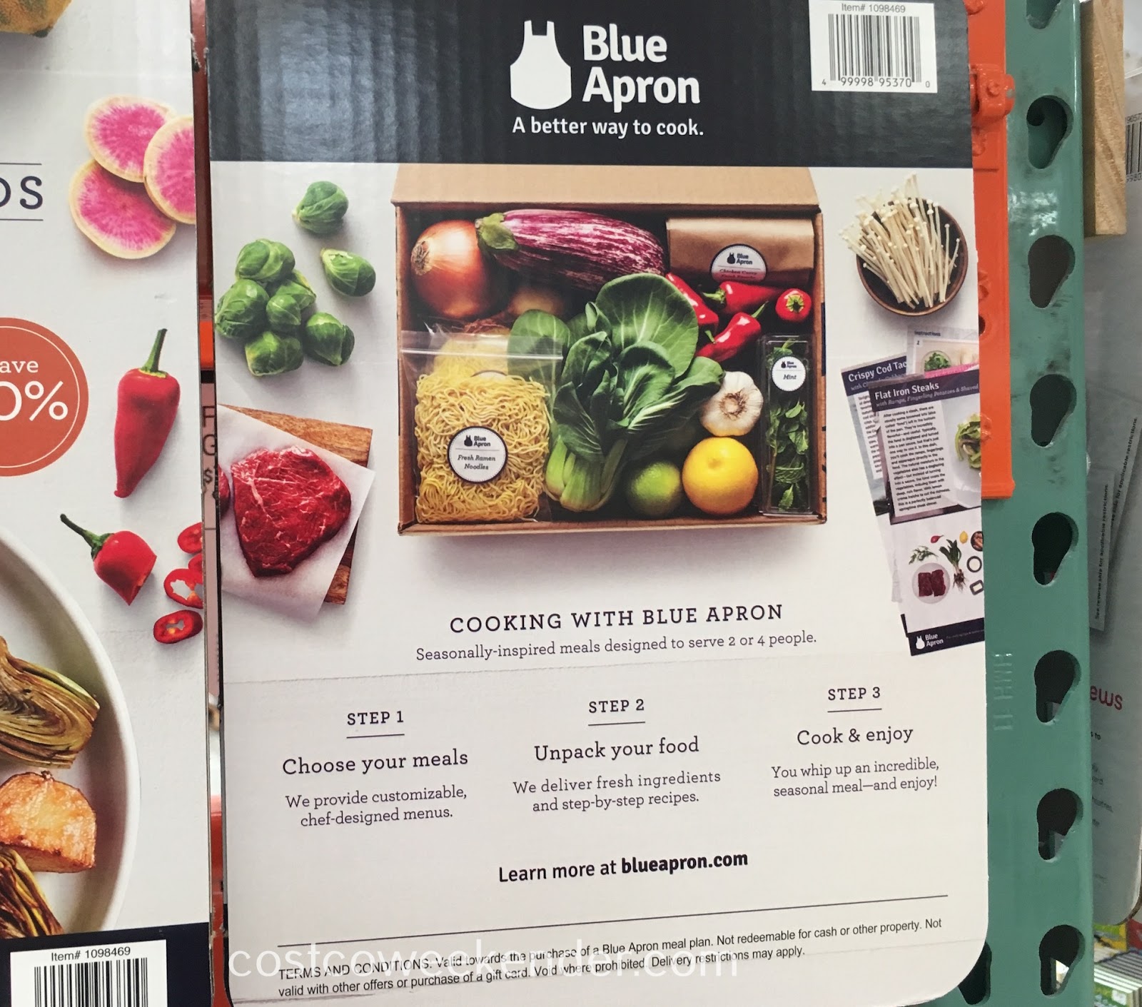 Blue Apron 2 50 Gift Cards Costco Weekender