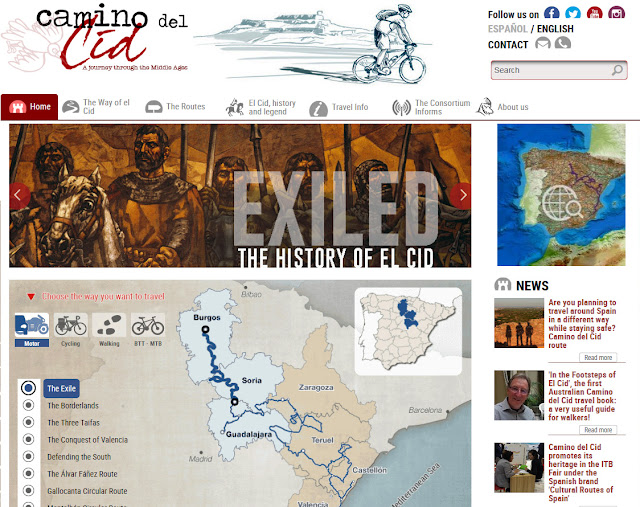 El Camino del Cid presenta su página web en inglés