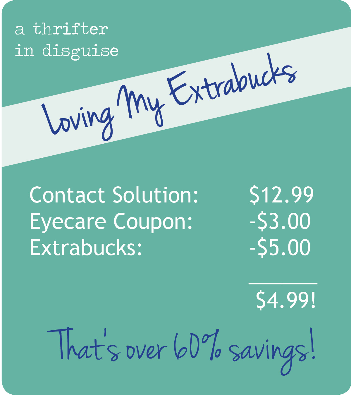 A thrifter in disguise why i love cvs extrabucks