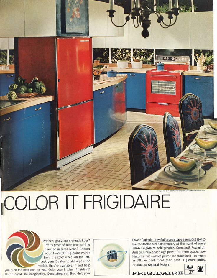 Colored Kitchen Appliances Infused With Retro Charm Are Making A Comeback