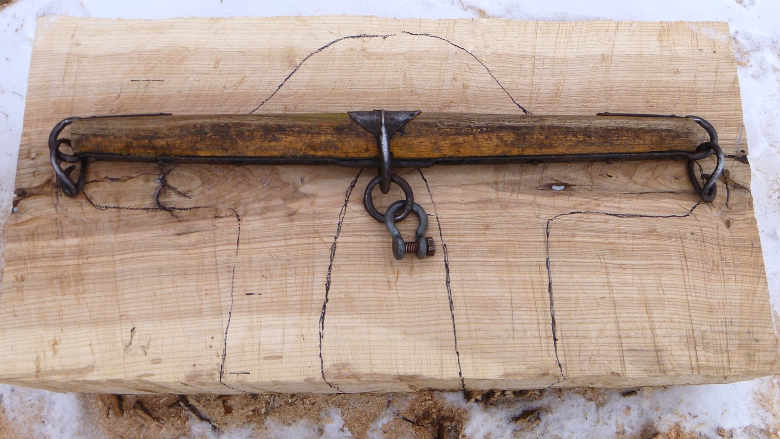 storybrookeripples ox and dog blog To Make a Single Ox Yoke, Part 5