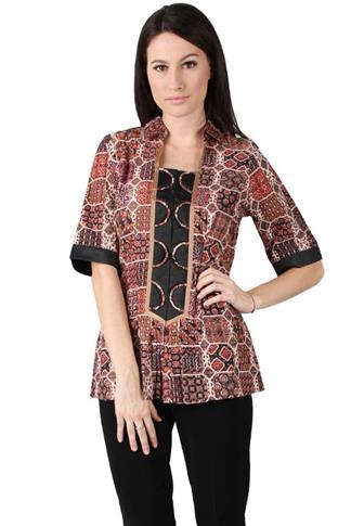 Model Baju Batik Atasan Wanita Kantor Terbaru