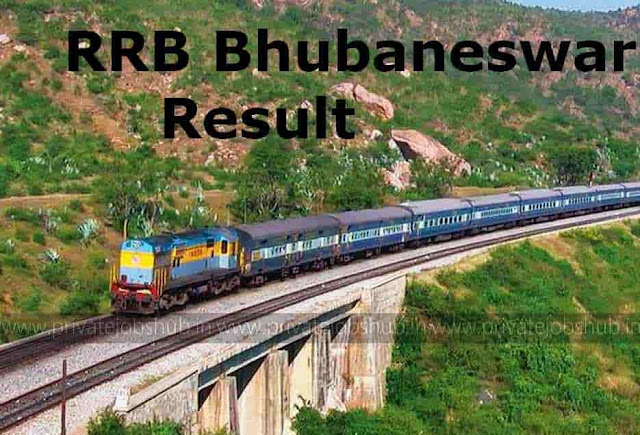 RRB Bhubaneswar Result RRB Bhubaneswar Result