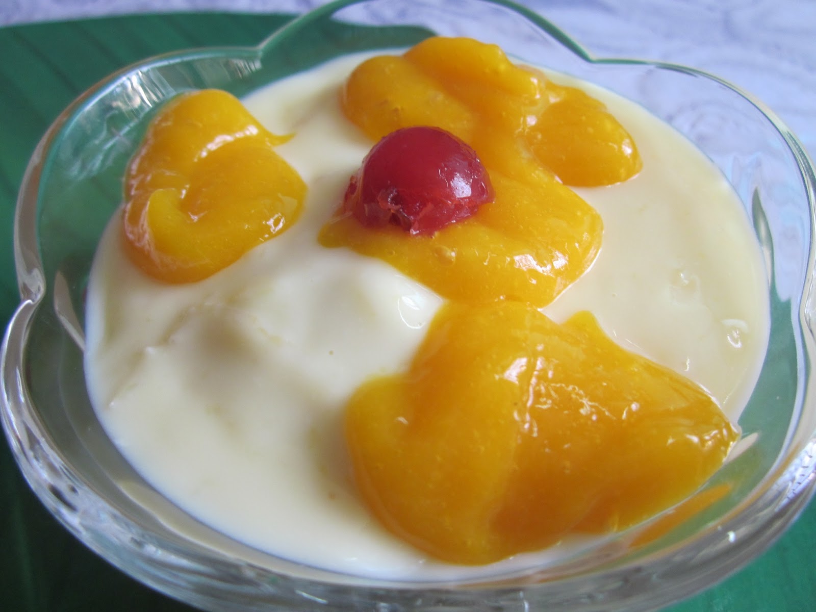 The Tummy Tales: Mango and Cottage Cheese Snowballs in Custard Sauce
