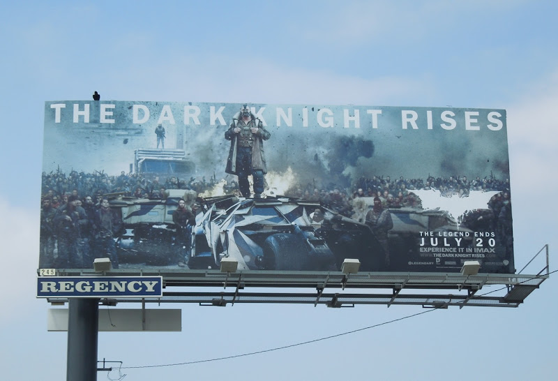 Dark Knight Rises movie billboard