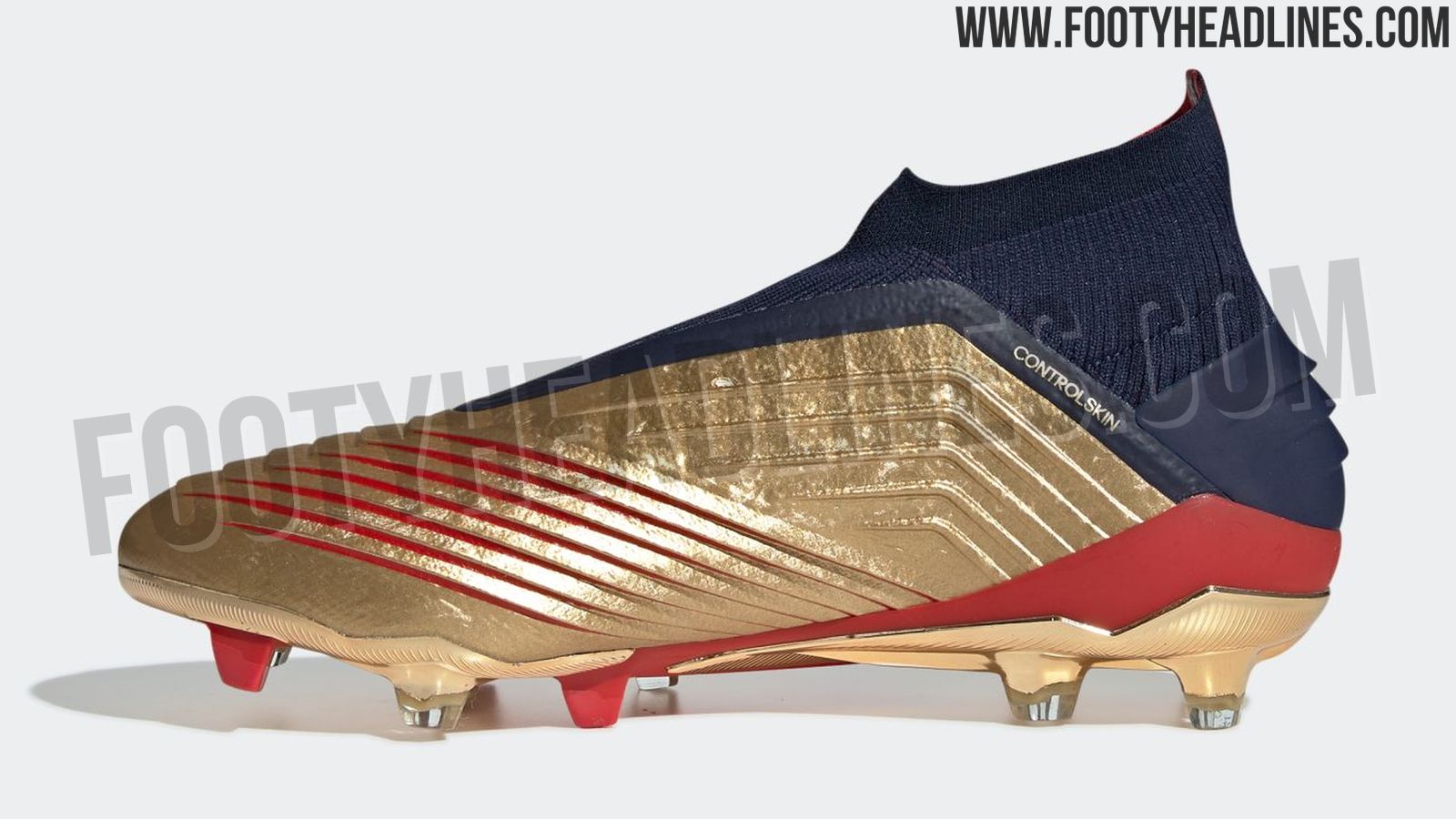 Paul Pogba debutiert unveroffentlichte goldene Adidas Predator 19 Beckham Zidane FuBballschuhe Nur Fussball