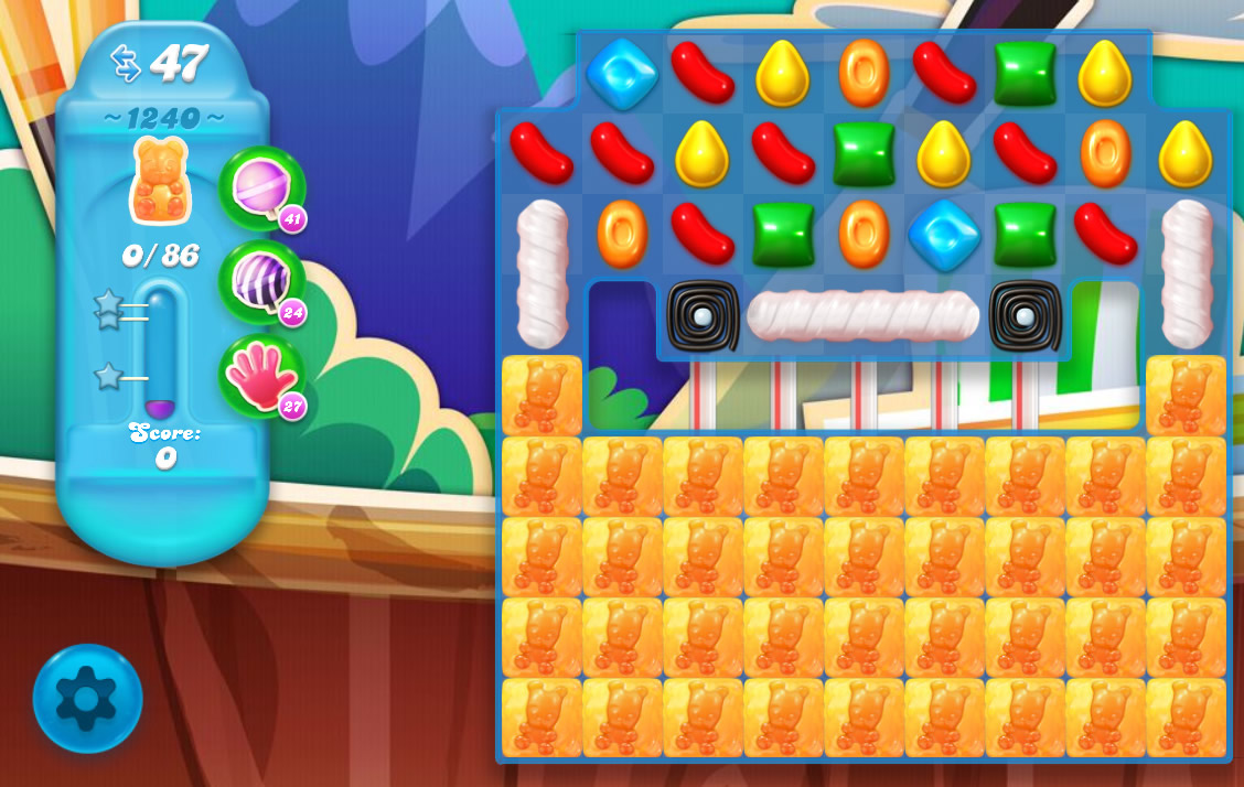 Candy Crush Soda Saga level 1240 Candy Crush Soda Saga level 1240