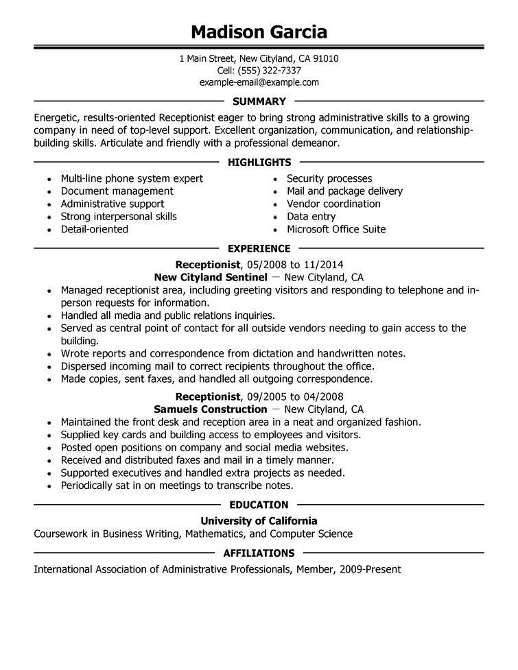 help with a professional resume