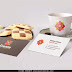 Realistic Business Card And Coffee Cup Scene Mockup Free