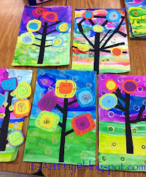 kandinsky lesson trees grade 1st projects elementary lessons kindergarten project tree painting students kadinsky shape kandinski artwork fun line definite