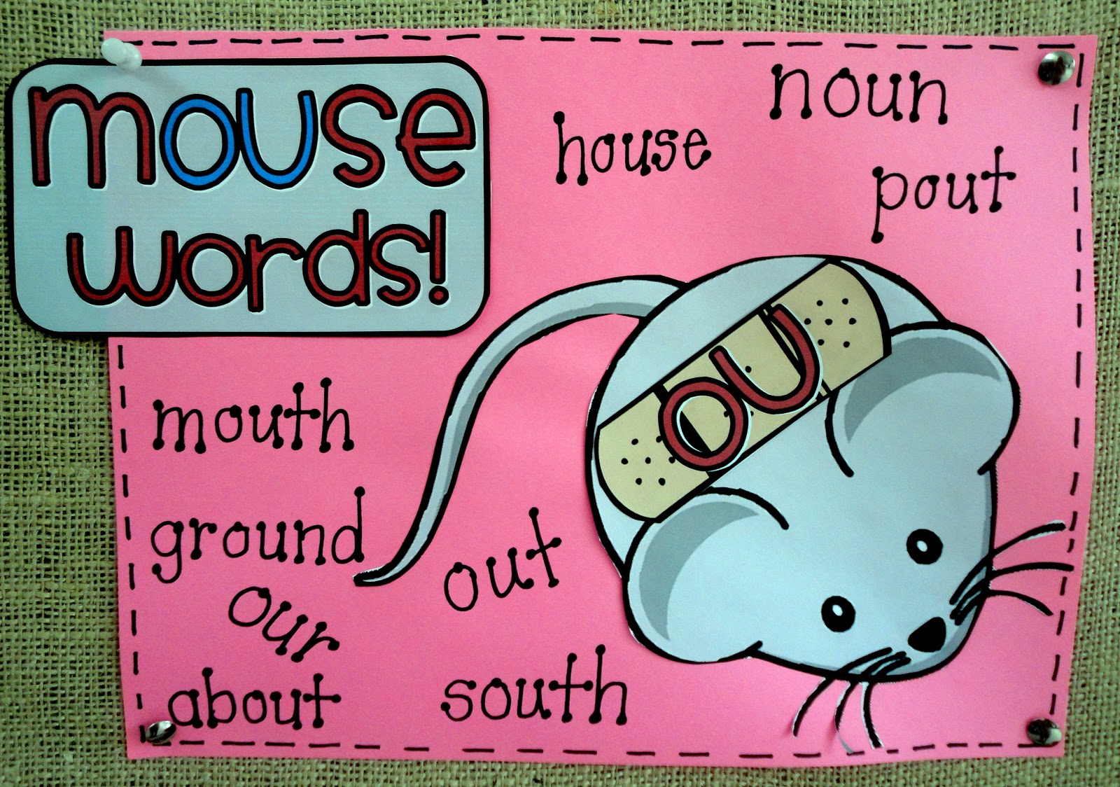 Type the word mouse. Type the word mouse