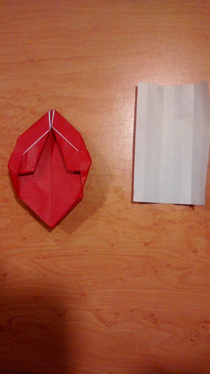 American Gods Table, Feeding Hannibal Origami Heart by Alex Yue