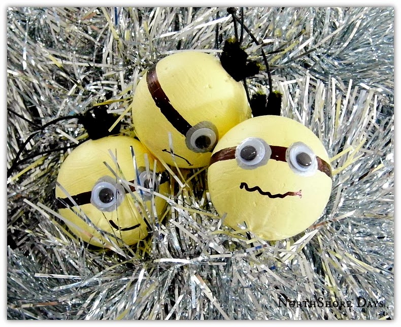 NorthShore Days Days Of Christmas Minion Ornaments