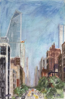 kath Schifano, looking north, highline, skyscraper