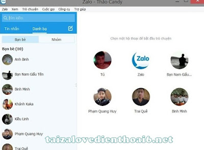 Tải zalo về máy tính - Tải zalo PC
