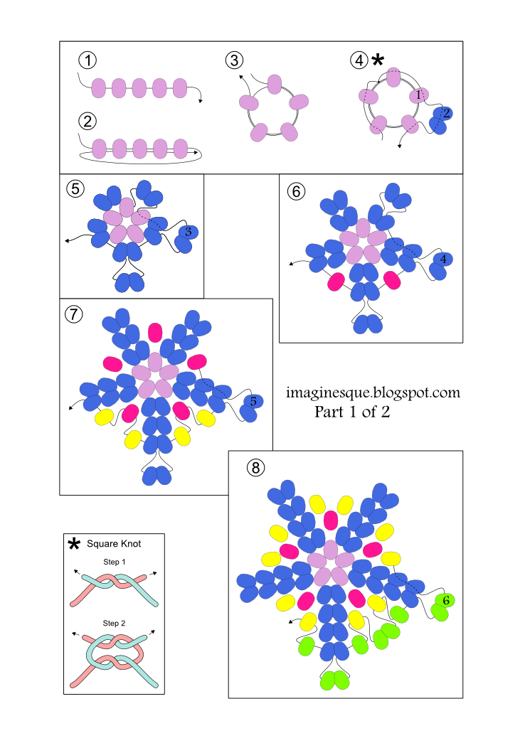 imaginesque-beading-3d-wavy-star-thingy-pattern