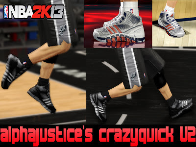 NBA 2K13 Adidas 'Crazy Quick' Shoes Mod