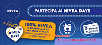 Con ''Nivea Days'': ricevi il rimborso di quanto speso fino a un massimo di 50 euro Logo Con ''Nivea Days'': ricevi il rimborso di quanto speso fino a un massimo di 50 euro