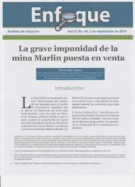 La grave impunidad en Guatemala: El Caso de la mina Marlin