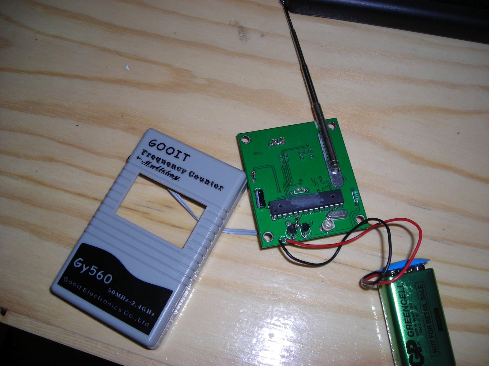 M1KTA's QRP ham radio blog GY560 Frequency counter