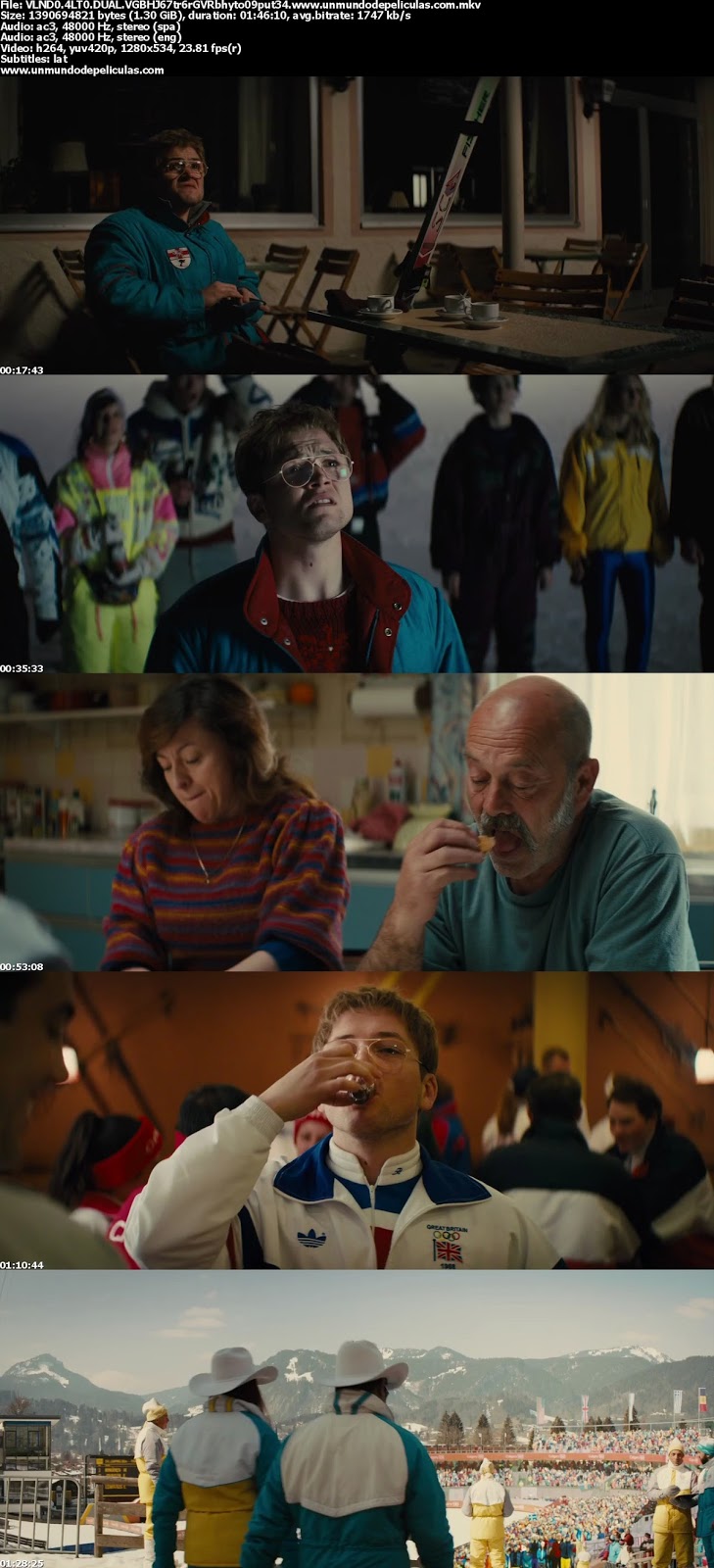 Capturas de la película.