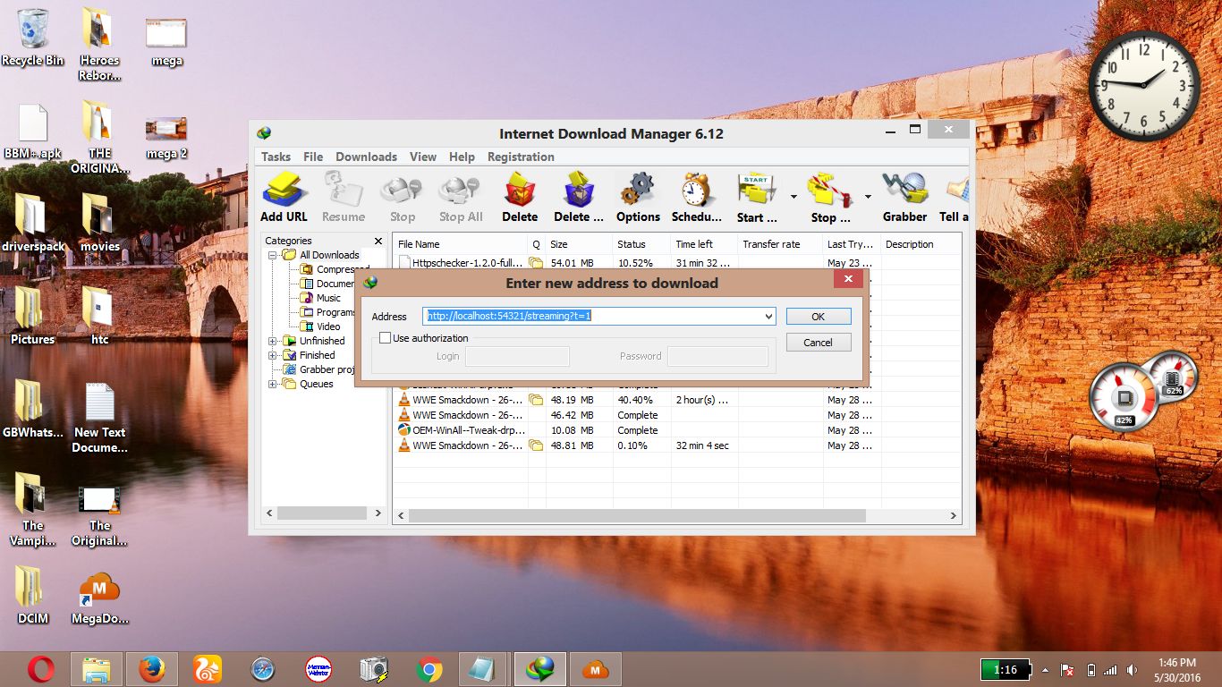 download from mega zu with internet download manader all in one