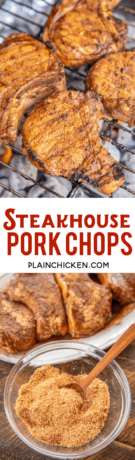 Steakhouse Pork Chops | Plain Chicken®