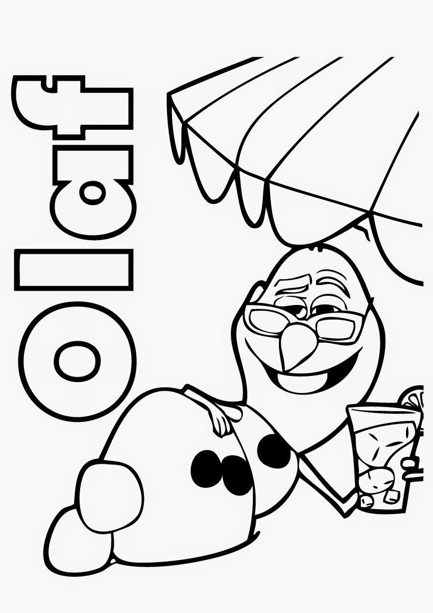 olaf frozen movie coloring pages - photo #27