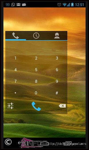 Simple Dialer Widget- une belle interface téléphonique pour Android ...