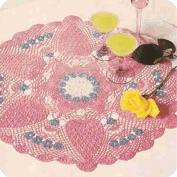 Centro de mesa "Nomeolvides" a Crochet Centro de mesa "Nomeolvides" a Crochet
