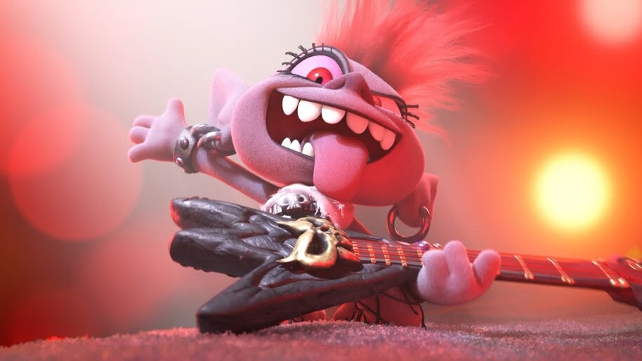 Trolls World Tour, Queen Barb, Electric Guitar, 4K, 3.67 Wallpaper